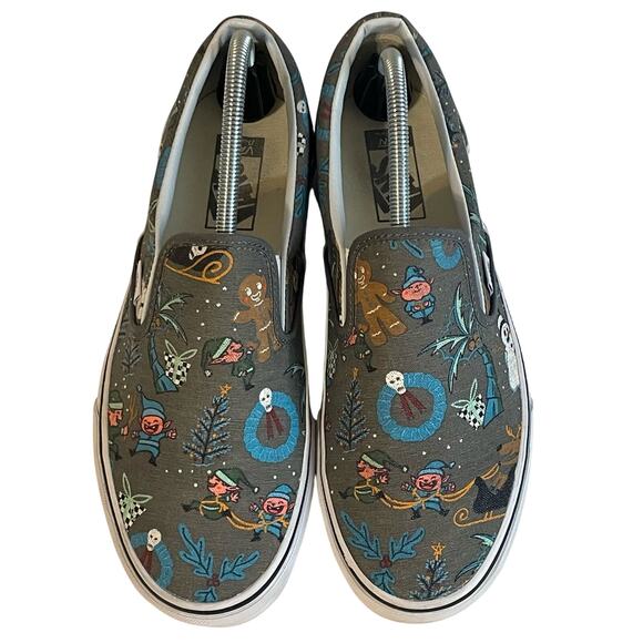 Vans Unisex Van Doren Collab Ltd Ed Holiday Pewter Slip On Shoes Size M 9 W 10.5 - Picture 2 of 10